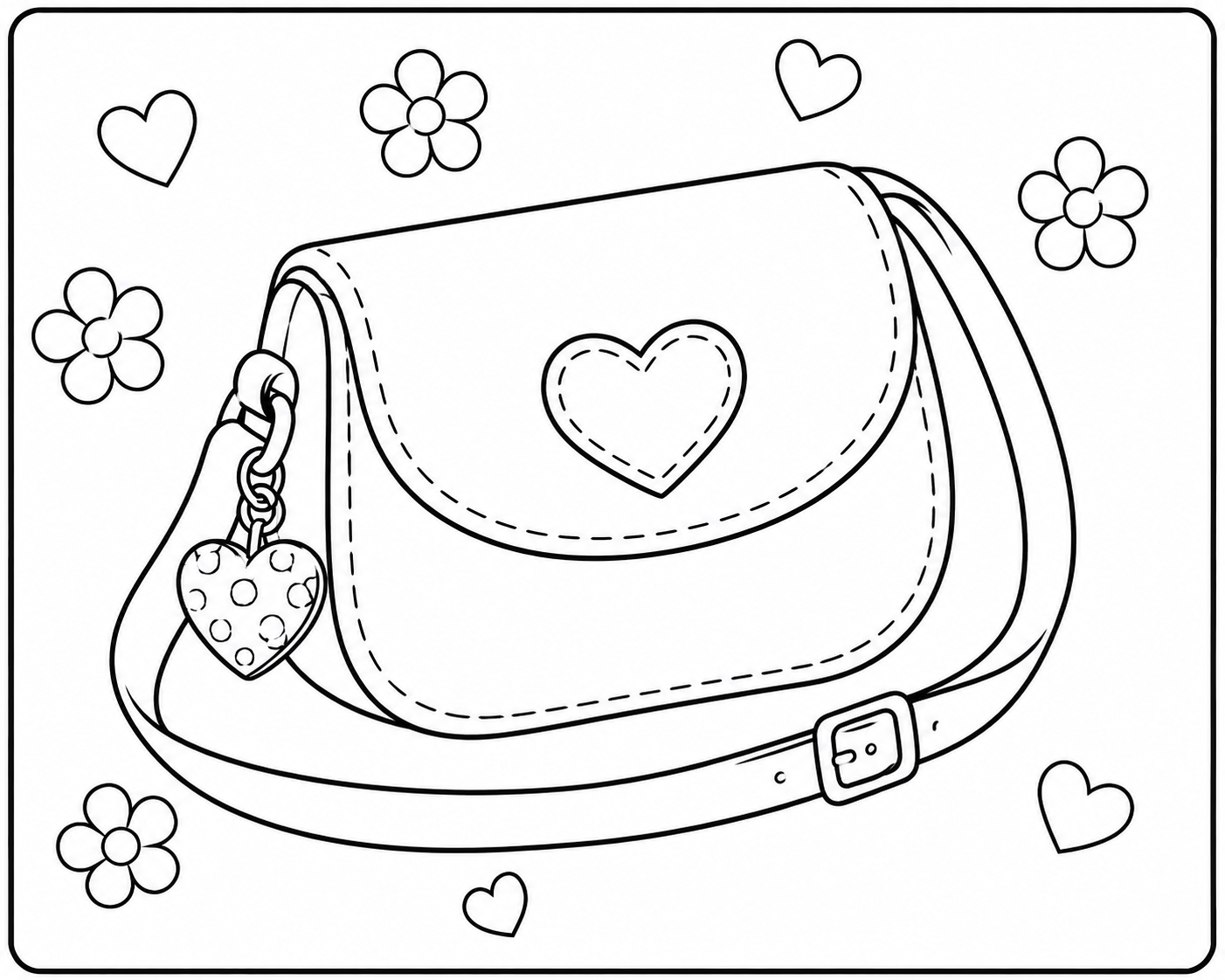 Rikki's Bag coloring page