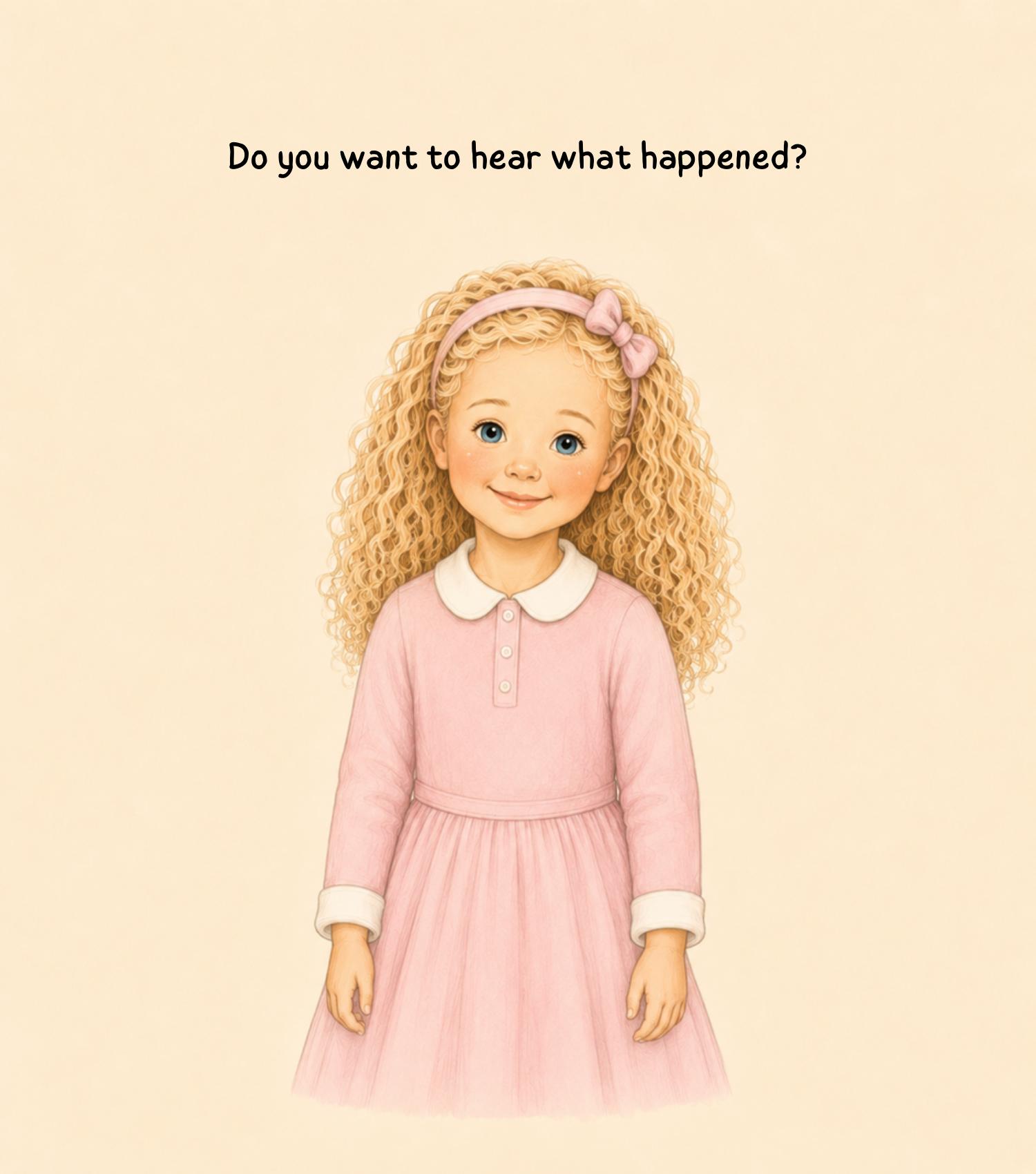 Rikki asking: do you want to hear what happened?